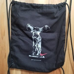 Nike drawstring canvas bag